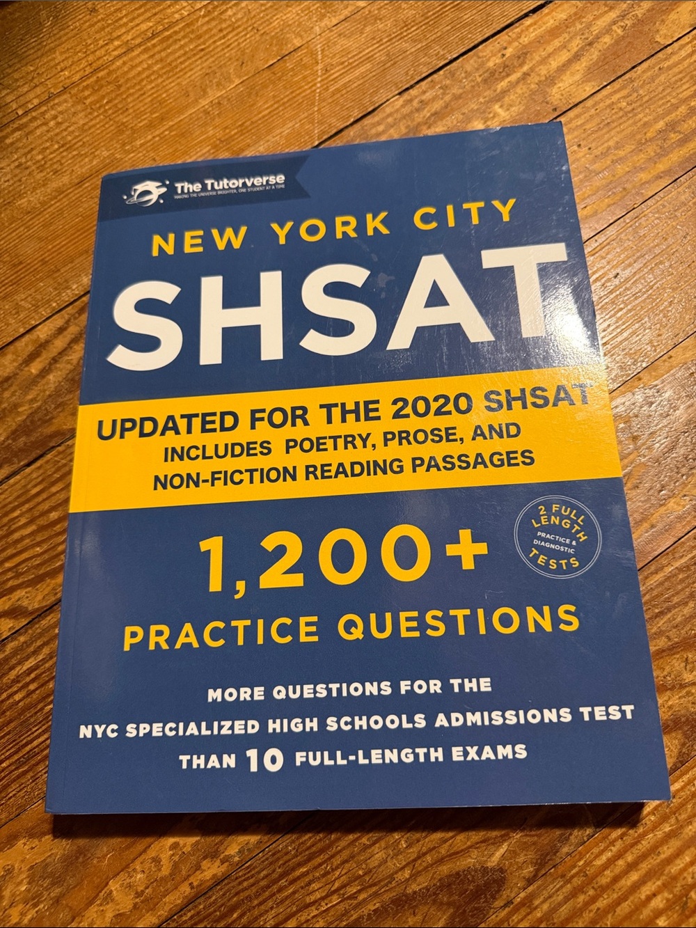 New York City SHSAT Practice Book. Never used